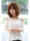 柔らかニュアンスのゆるめボブ