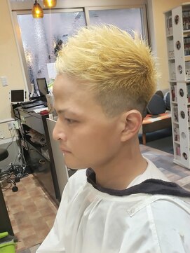 サムブリッジ(SOMEBRIDGE) ★ストリート金髪のメンズベリーショート【SOMEBRIDGE】