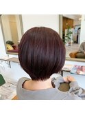 色味で遊ぶショートスタイル