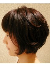 ヘアーフェイヴァリット(Hair Favorite) ひし形シルエットのふんわりボブ