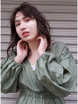 ノクターン 池袋(NOCTURNE) ニュアンスロング×シアーグレージュ×ハイライト