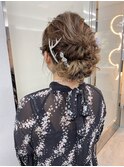 結婚式 hair set