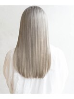 ヘアーラウンジ ハピル(Hair lounge Hapir) 【髪質改善カラートリートメントでうるさら】ミントベージュ