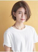 ふんわりハネるミニマムボブ