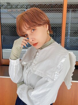 ルービック 梅田茶屋町(Rubik) 大人可愛いくせ毛風20代30代40代ショートボブ丸みショート◎