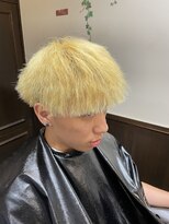 ヒロギンザバーバーショップ 神楽坂店(HIRO GINZA BARBER SHOP)&nbsp;ブリーチカラー