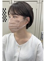 コス(kos)&nbsp;大人可愛い/ココアベージュ/グレージュカラー/ボブウルフ/黒髪