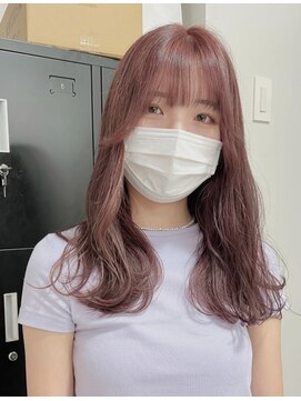 ベレーザシェルト(Beleza scelto) ba1585透明感ダスティ―ピンクコリアンスタイルチェリーピンク