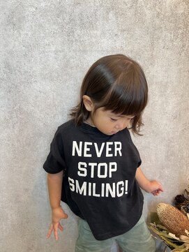 コス(COS) 【COS/平塚/加藤】キッズ切りっぱなしボブ