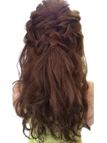 アイズ(aiz)&nbsp;編み込みハーフアップ