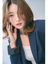 リトル ガレリア 新宿(little galleria)&nbsp;30代40代大人かわいいミディアムレイヤースタイル