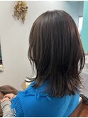 セミロングレイヤー