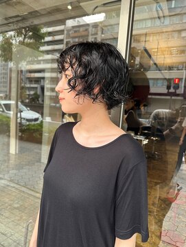 ハマモト クシャッとボブパーマ