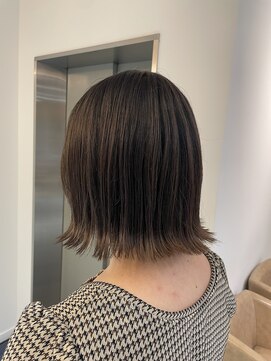 アヴァンスアンス 広島袋町店(AVANCE.ens) ダブルカラー×グレージュカラー