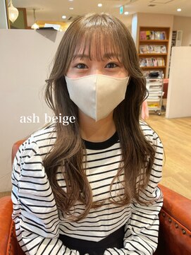 リタ(Lita) ★韓国ヘア/ブリーチなしカラー／アッシュベージュ/顔まわり