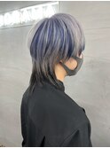 シルバー / ネイビー / ウルフ / メンズ / メンズヘア
