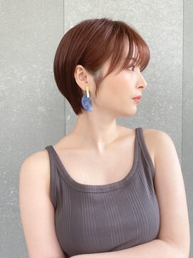 ロンド レグリーズ 立川(Lond leglise) ショート×顔周り×前髪×シルキーベージュ×グレージュカラー