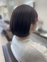 ヘア ルミナス バイ フォルテ(HAIR LUMINAS by FORTE)&nbsp;ピンクブラウン/ショートボブ/艶髪