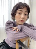 【中目黒】顔まわりレイヤーショートボブのウェーブパーマ♪