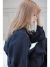 カット+全体ブリーチ+トリートメント　￥11000