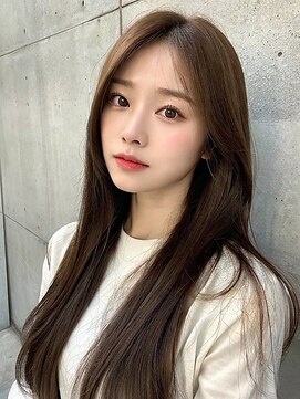 リンク(LinQ) ワンカールレイヤー美髪エアリーロングピンクブラウン