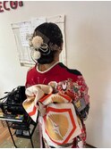 まとめ髪シニヨン