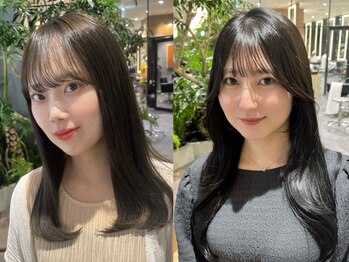 ページ(page)の写真/印象を左右する前髪、顔回りのデザイン◎1mm単位までこだわり、レイヤーカットも独特な毛流れを再現♪