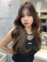 ロンドメリア 天神大名店(Lond Melia) 小顔に見せるヘア/ワンレン/ボブウルフ/ネビージュ/黒髪カタログ