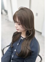 リッカ(LICCA) 【RINA】マロンベージュ×流れる顔周りカット☆韓国ヨシンモリ
