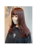 レイヤーロング/マロンベージュ/20代30代40代