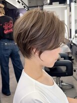 ブレス ヘアデザイン(BLESS hair design)&nbsp;東静岡ショートボブくびれショートイルミナカラー顔周りレイヤー