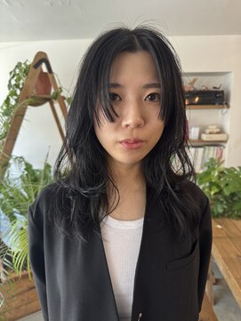 プロス(Pros) 表参道/ブリーチなし／レイヤーカット/ヘアセット