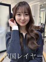 エース 梅田(ace) レイヤーカット/韓国レイヤー/顔周りカット/顔周りレイヤー