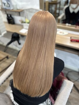 ラウラアンドロー(LAURA&RO) ミルクティーベージュダブルカラーインナーカラーケアブリーチ