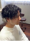 縦落ちパーマ【メンズ/パーマ/眉毛/沖縄市/美里】