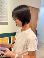 ヘアーブレイス(hair brace)&nbsp;千葉駅/着物ヘア/大人ガーリー/ダークアッシュ/似合わせカット