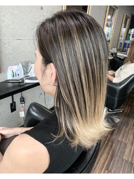 molt 麻生/レイヤーカット/ボブ/バレイヤージュ/ハイライト/海外ヘア 【モルト】 バレイヤージュ