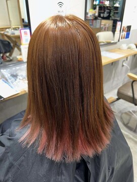 ラピスタ 池袋(Lapista) 韓国ヘアハッシュカットダブルハイライトカラー【Lapista池袋】