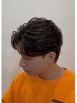 エッジ(EDGE)&nbsp;大分メンズ刈り上げショートマッシュフェザーパーマスタイル