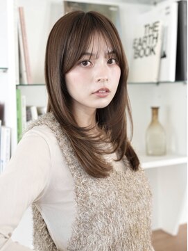 コレクティブワーク 表参道 渋谷(COLLECTIVE WORK) レイヤーカット 髪質改善 チョコレートカラー 透明感カラー