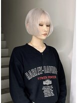 サイ(sai)&nbsp;xカット//ホワイトグレージュ/レイヤーカット/チェリーブラウン