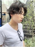 NUDE20代30代ハンサムショートパーマショートコンパクトショート