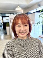リグ ヘアアンドデザイン(LiG hair&design)&nbsp;大人可愛い前髪インナーカラー