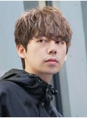 調布メンズパーマツイストスパイラルパーマ波巻きパーマゆるめ