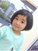 オトナ可愛いお子様ボブ☆