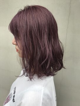 ヘアー アイス ルーチェ(HAIR ICI LUCE) パープルカラー ピンクカラー ピンクパープル