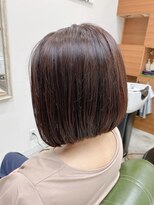 マカナヘアー(Makana hair) ワンレンボブ前下がり