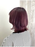 【CIEL×久光】ピンクヴァイオレット×ウルフカット
