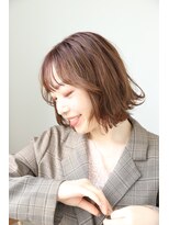 エクリフルール(equri fleur) ラベージュ×外ハネボブ