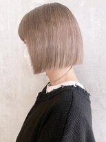 アイティーバイアルバム 藤沢店(IT by ALBUM) ミルクティーボブ_ミニウルフテラコッタくすみブルー_ba324971